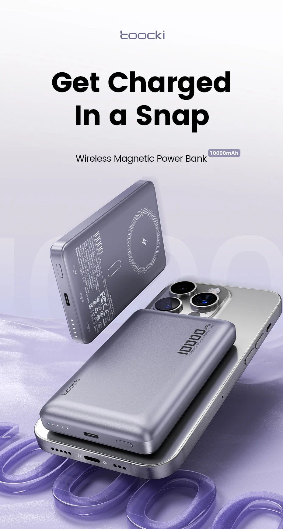 Magnetic Power Bank 10000mAh