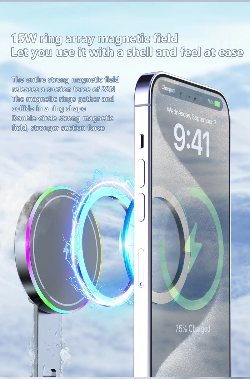 Magnetic Wireless Car Charger