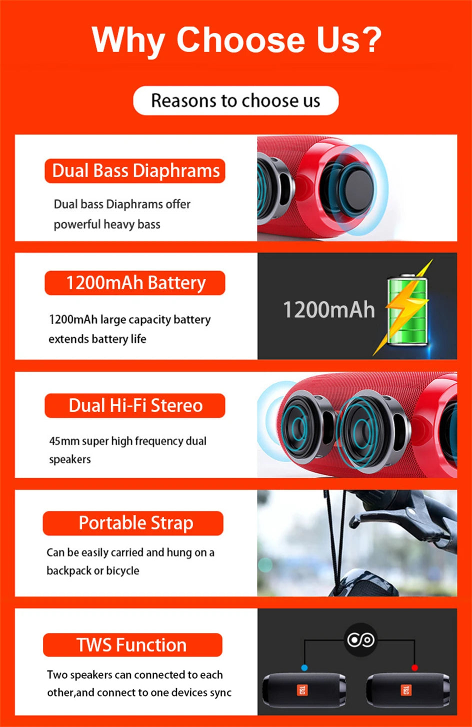 Wireless Bluetooth Speaker