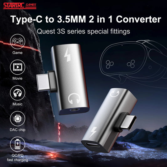 2-in-1 Audio & Charging Adapter