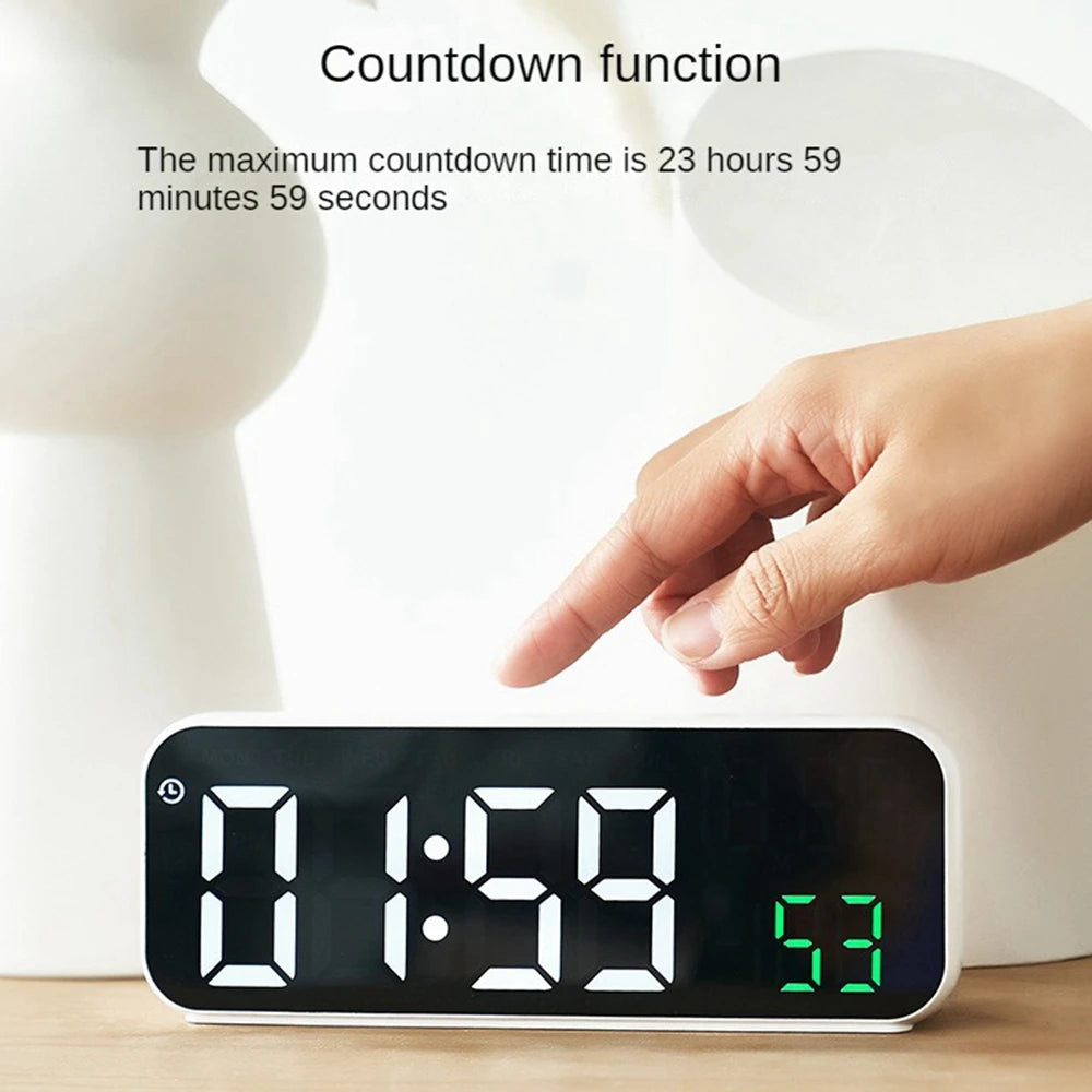 Digital LED Alarm Clock
