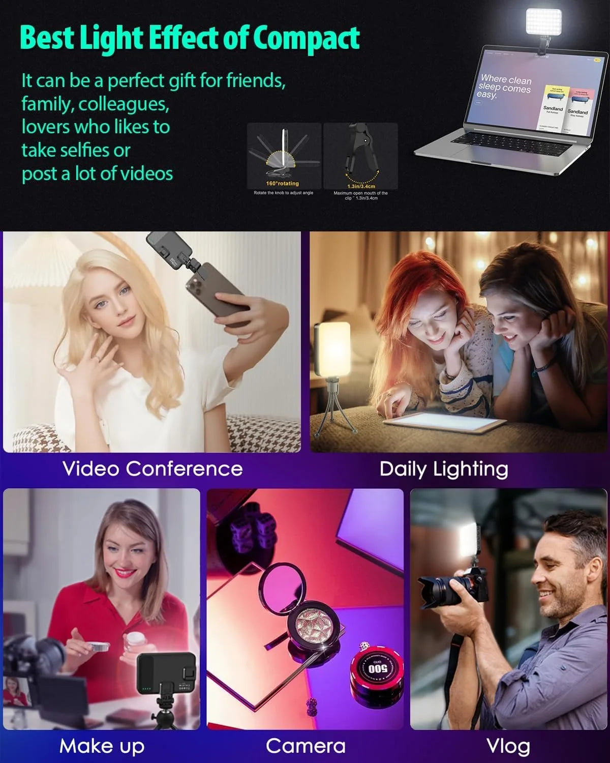 Clip-On Selfie Light