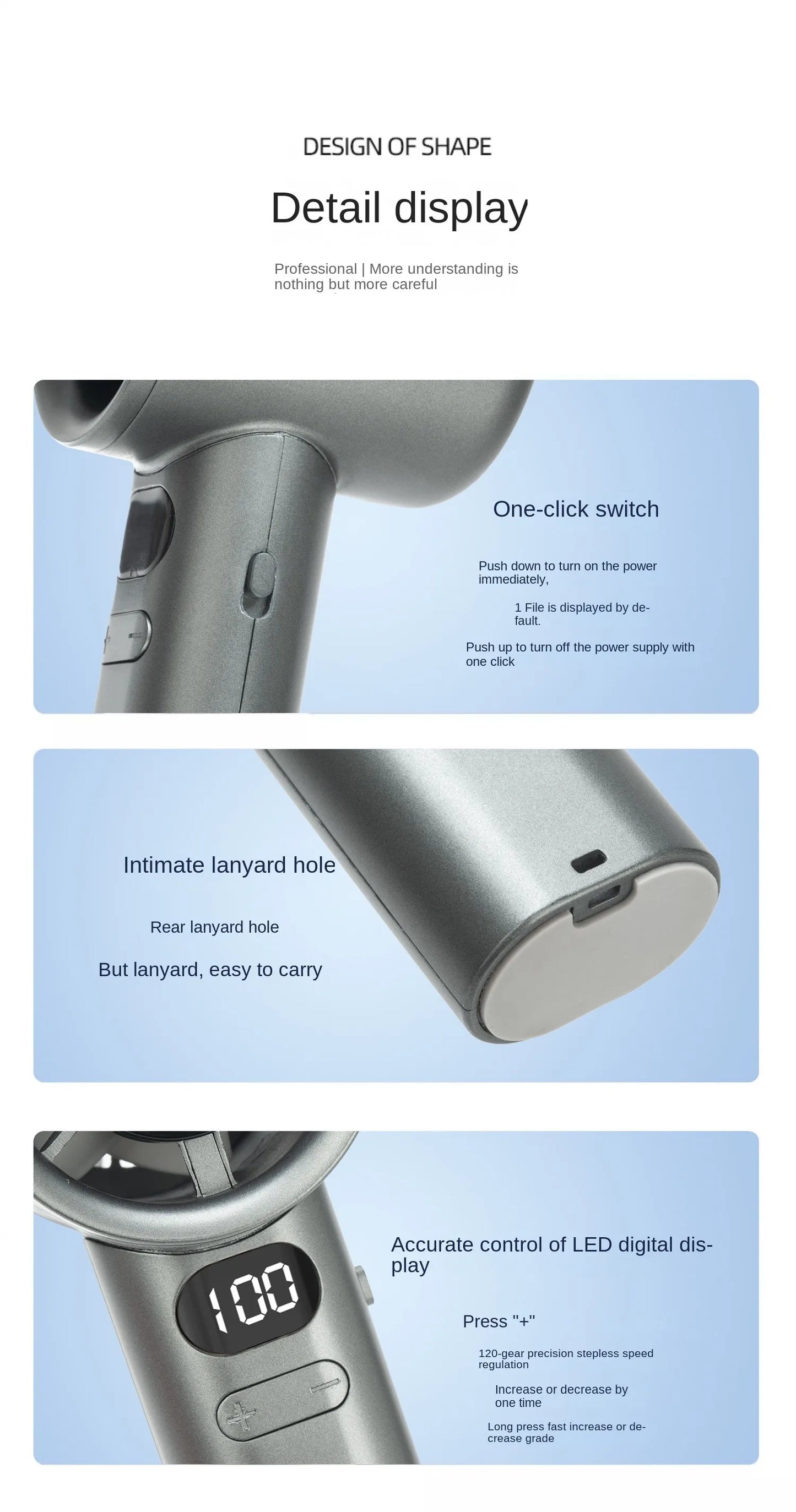 Portable Handheld Mini Fan