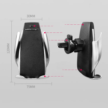 Fast Wireless Car Charger with Auto-Clamp