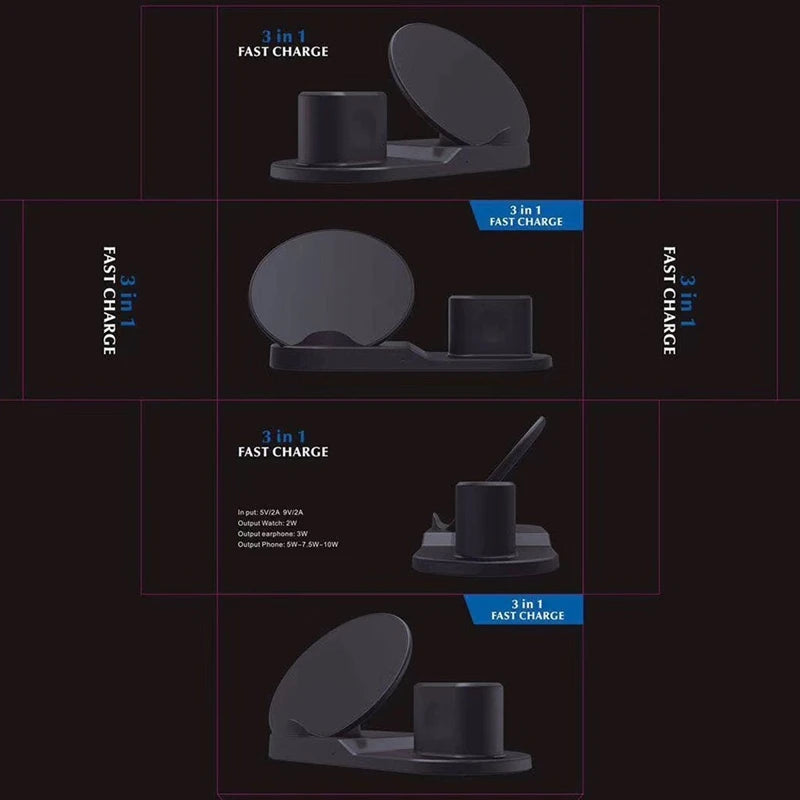 3-in-1 Wireless Charging Dock
