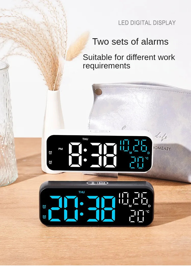 Digital LED Alarm Clock