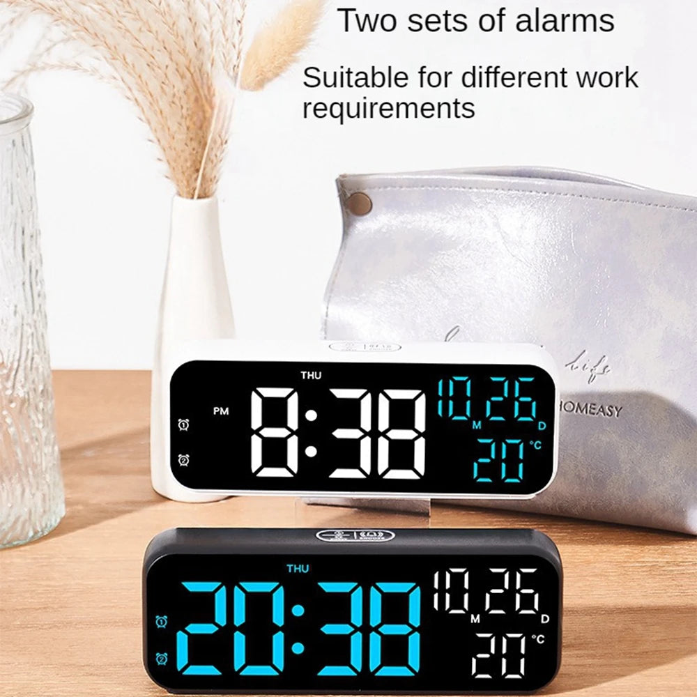 Digital LED Alarm Clock