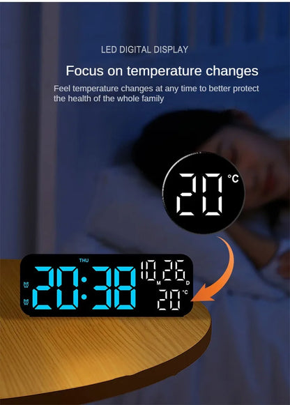 Digital LED Alarm Clock