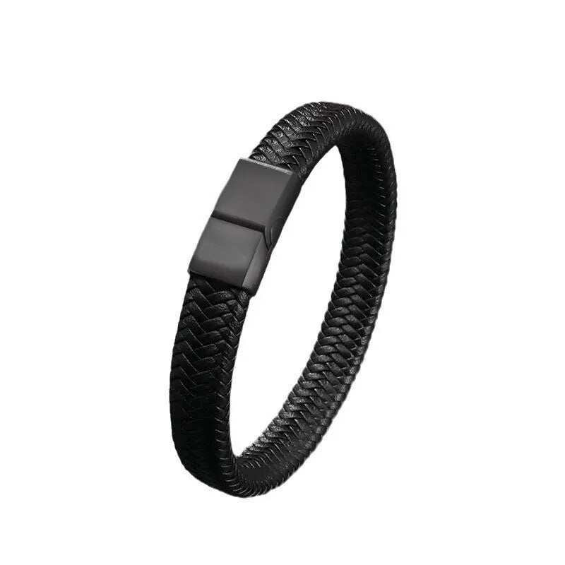USB Bracelet Charger – Leather Design