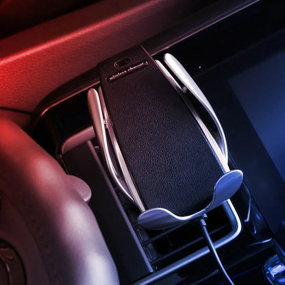 Fast Wireless Car Charger with Auto-Clamp