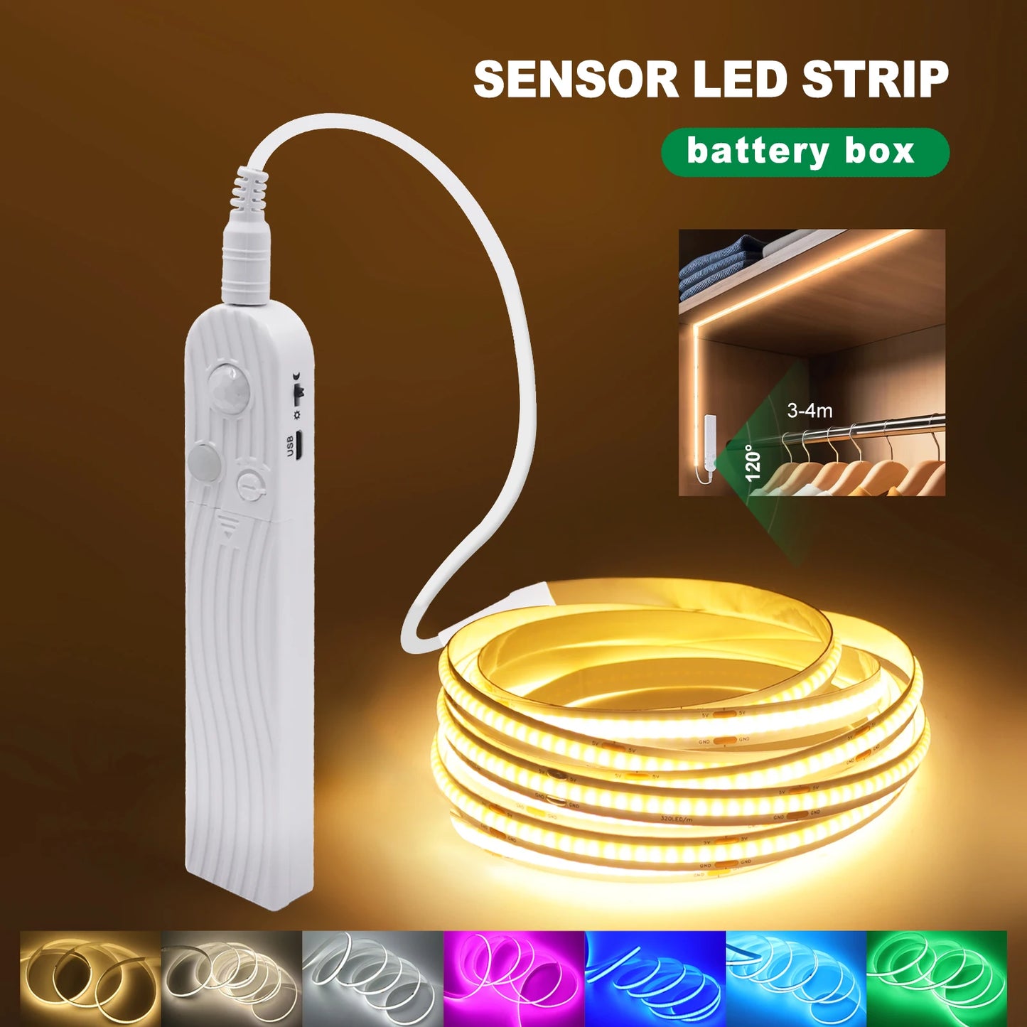 Motion Sensor LED Night Light