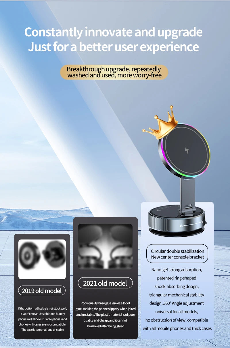 Magnetic Wireless Car Charger