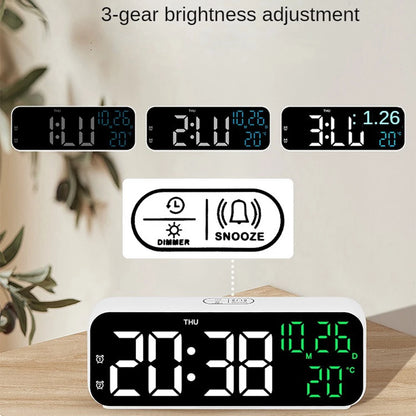 Digital LED Alarm Clock
