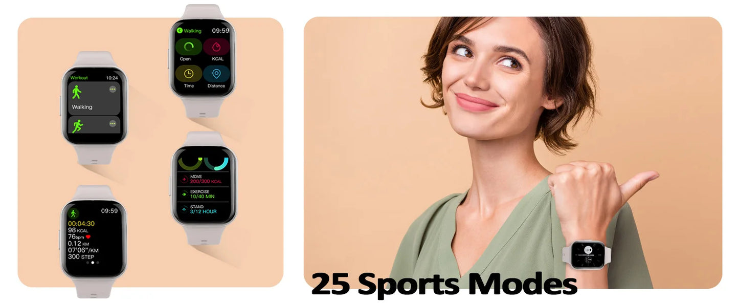 Smart Fitness Tracker Watch