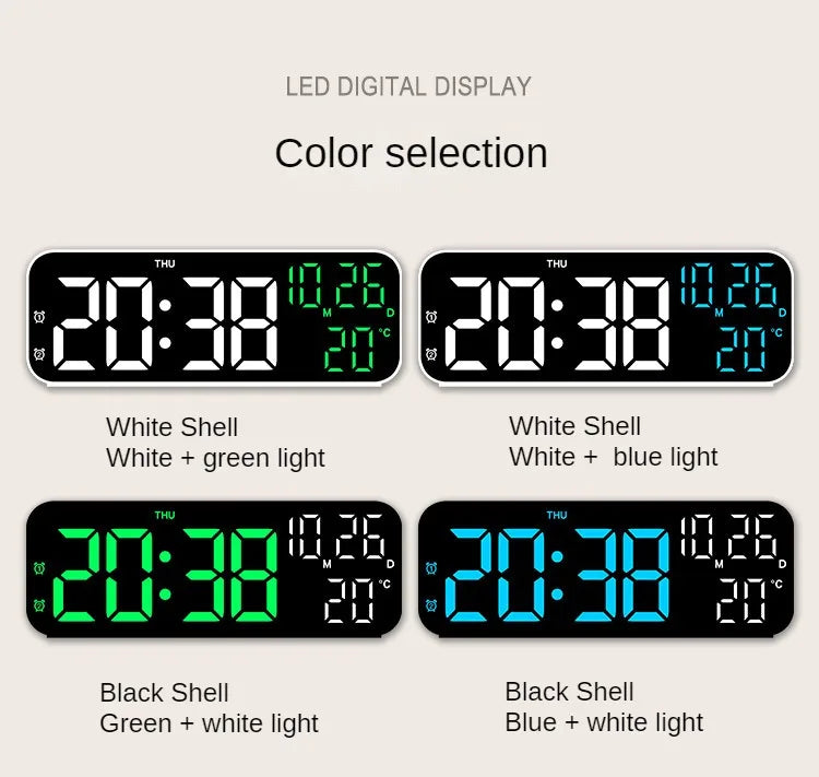 Digital LED Alarm Clock