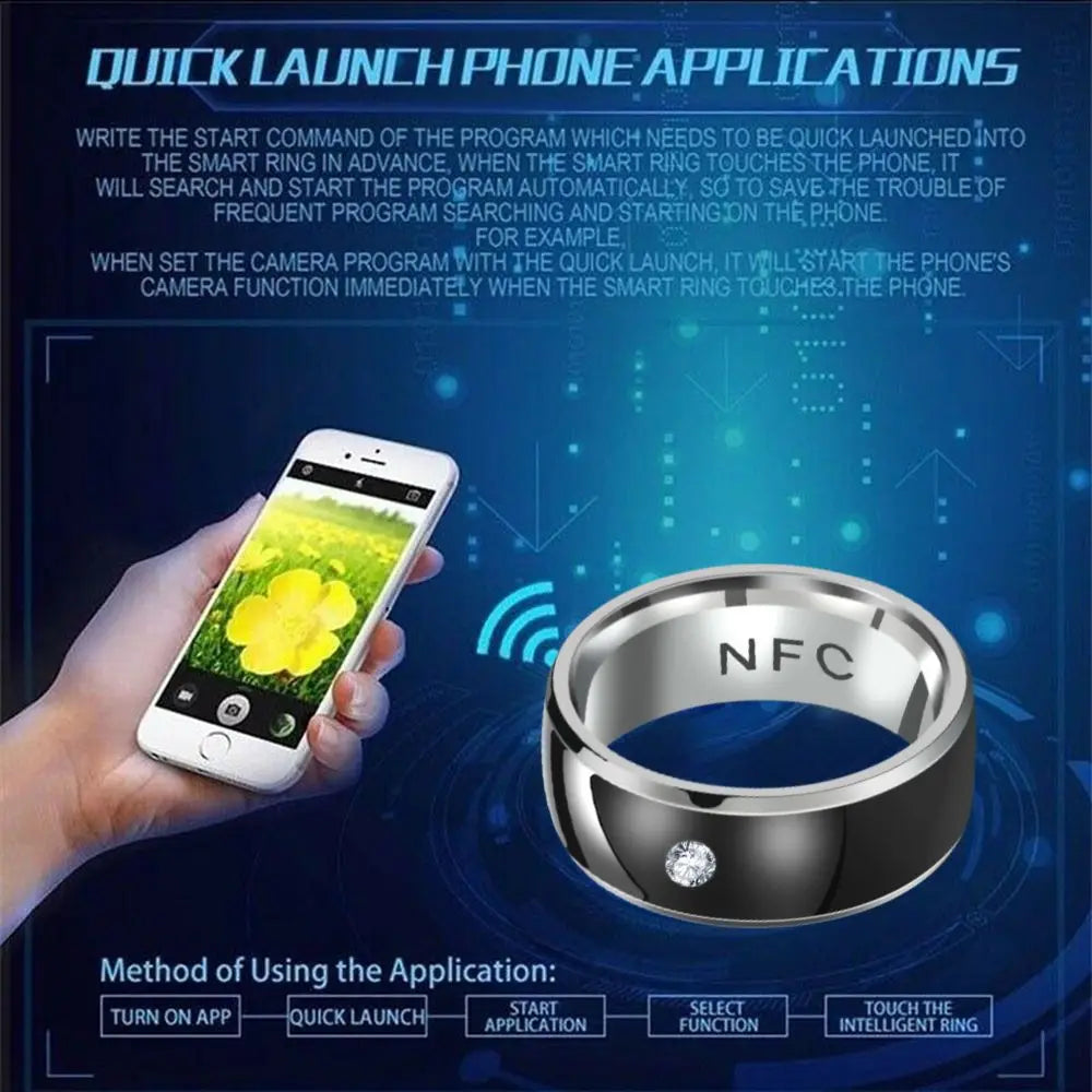 NFC Smart Ring – Touchless Digital Control