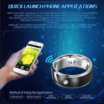 NFC Smart Ring – Touchless Digital Control